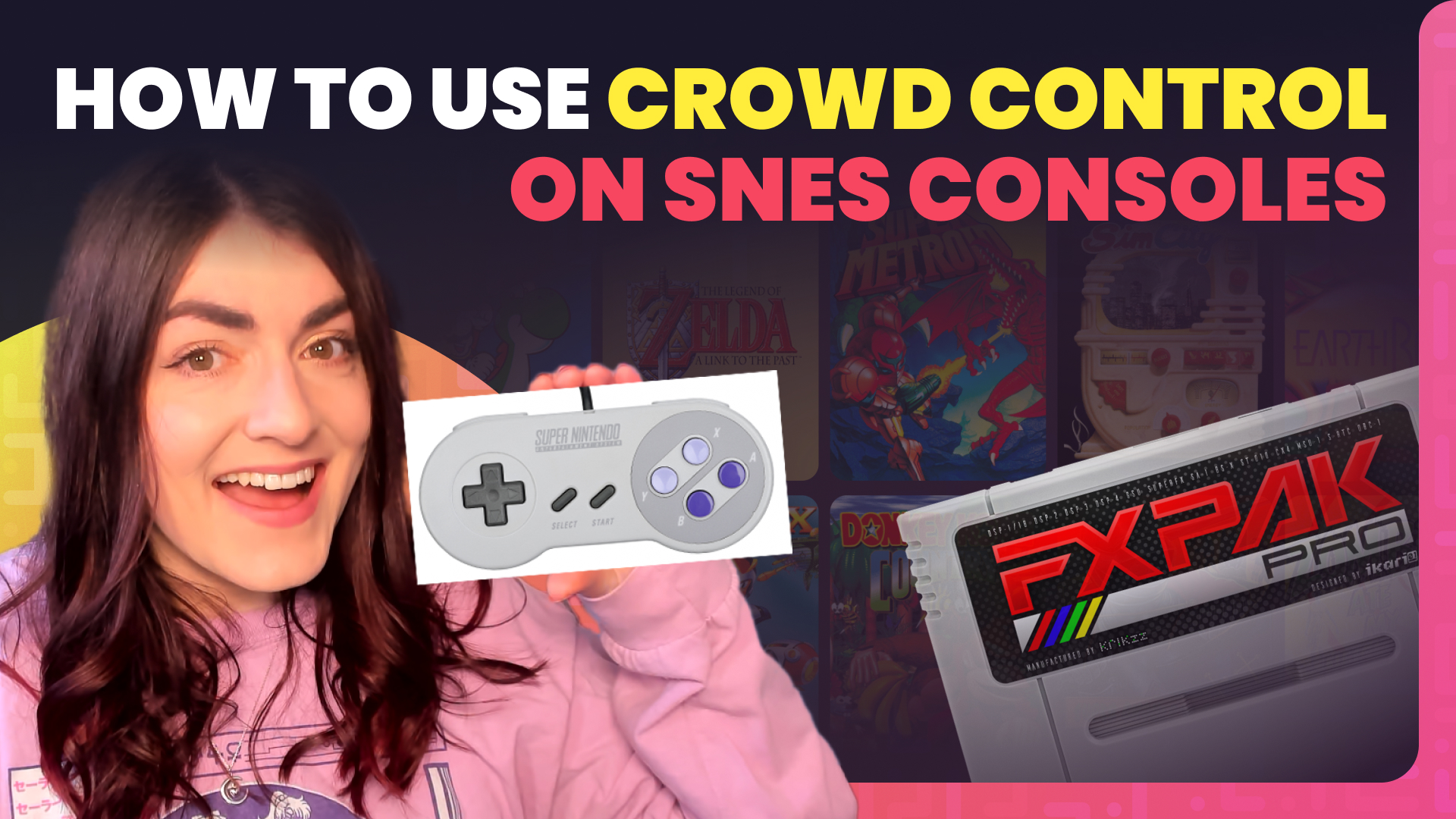 How to use Crowd Control on Console (SNES)